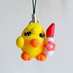 آویز موبایل جوجه رژلبی