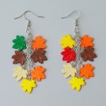 گوشواره برگ‌های پاییزی