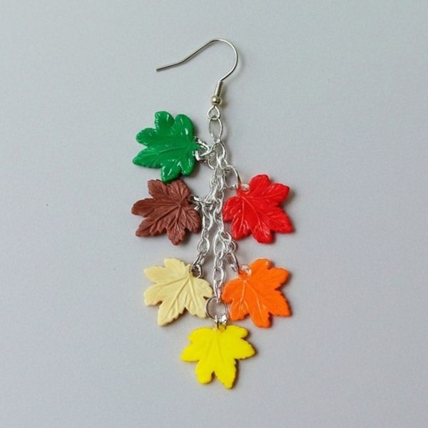 گوشواره برگ‌های پاییزی